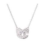Load image into Gallery viewer, Necklace Handcuff  Big Link silver 925 zircon
