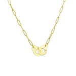 Load image into Gallery viewer, Necklace Handcuff  Big Link silver 925 zircon
