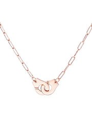 Load image into Gallery viewer, Necklace Handcuff  Big Link silver 925 zircon