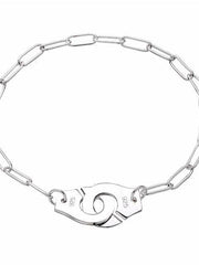 Load image into Gallery viewer, Bracelet handcuff chain silver 925 zircon - Maison Ming