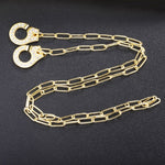Load image into Gallery viewer, Necklace Handcuff  Big Link silver 925 zircon
