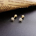 Load image into Gallery viewer, Earrings Shiny Stars silver 925 zircon
