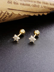 Load image into Gallery viewer, Earrings Shiny Stars silver 925 zircon