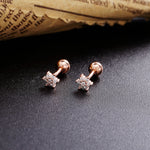 Load image into Gallery viewer, Earrings Shiny Stars silver 925 zircon
