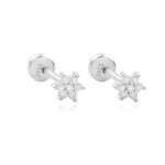 Load image into Gallery viewer, Earrings Shiny Stars silver 925 zircon
