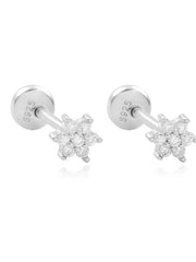 Load image into Gallery viewer, Earrings Shiny Stars silver 925 zircon