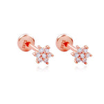Load image into Gallery viewer, Earrings Shiny Stars silver 925 zircon
