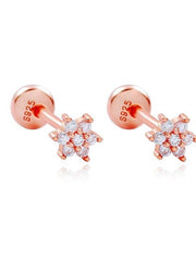 Load image into Gallery viewer, Earrings Shiny Stars silver 925 zircon
