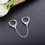 Load image into Gallery viewer, Earrings Clip no piercing silver 925 zircon - Maison Ming
