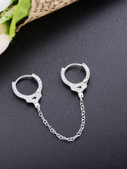 Load image into Gallery viewer, Earrings Clip no piercing silver 925 zircon - Maison Ming