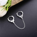 Load image into Gallery viewer, Earrings Clip no piercing silver 925 zircon - Maison Ming
