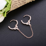 Load image into Gallery viewer, Earrings Clip no piercing silver 925 zircon - Maison Ming
