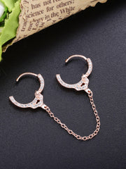 Load image into Gallery viewer, Earrings Clip no piercing silver 925 zircon - Maison Ming