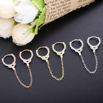 Load image into Gallery viewer, Earrings Clip no piercing silver 925 zircon - Maison Ming
