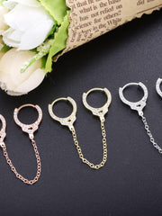Load image into Gallery viewer, Earrings Clip no piercing silver 925 zircon - Maison Ming