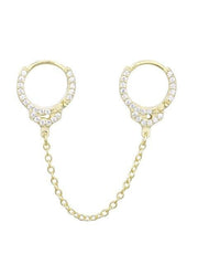 Load image into Gallery viewer, Earrings Clip no piercing silver 925 zircon - Maison Ming
