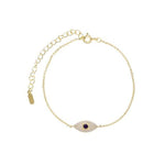 Load image into Gallery viewer, Bracelet Black Eye silver 925 zircon - Maison Ming

