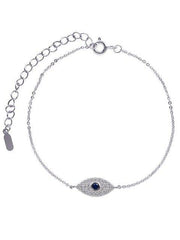 Load image into Gallery viewer, Bracelet Black Eye silver 925 zircon - Maison Ming