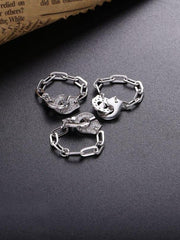 Load image into Gallery viewer, Ring Handcuffs Half silver 925 zircon - Maison Ming