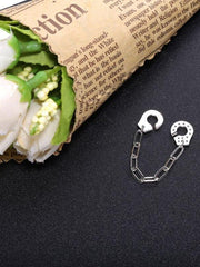 Load image into Gallery viewer, Ring Handcuffs Half silver 925 zircon - Maison Ming