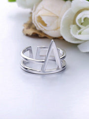Load image into Gallery viewer, Ring Triangle silver 925 - Maison Ming