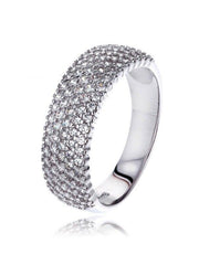 Load image into Gallery viewer, Ring Thousand Diamonds silver and zircon - Maison Ming