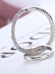 Load image into Gallery viewer, Ring infinity 2021 silver and zircon - Maison Ming