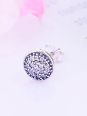 Load image into Gallery viewer, Earrings black pearl silver 925 zircon - Maison Ming