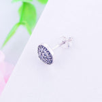 Load image into Gallery viewer, Earrings black pearl silver 925 zircon - Maison Ming
