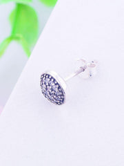 Load image into Gallery viewer, Earrings black pearl silver 925 zircon - Maison Ming
