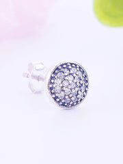 Load image into Gallery viewer, Earrings black pearl silver 925 zircon - Maison Ming