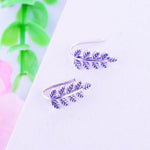 Load image into Gallery viewer, Earrings silvery foliage silver 925 - Maison Ming
