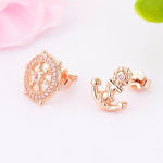 Load image into Gallery viewer, Earrings Duo Sailor silver 925 zircon - Maison Ming
