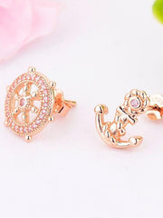 Load image into Gallery viewer, Earrings Duo Sailor silver 925 zircon - Maison Ming