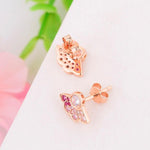 Load image into Gallery viewer, Earrings pink butterfly silver 925 zircon - Maison Ming

