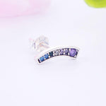 Load image into Gallery viewer, Earrings milky way silver 925 zircon - Maison Ming
