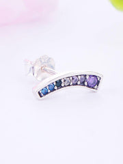 Load image into Gallery viewer, Earrings milky way silver 925 zircon - Maison Ming