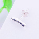 Load image into Gallery viewer, Earrings milky way silver 925 zircon - Maison Ming
