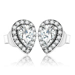 Load image into Gallery viewer, Earrings Pearl Shad silver and zircon - Maison Ming
