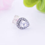 Load image into Gallery viewer, Earrings Pearl Shad silver and zircon - Maison Ming
