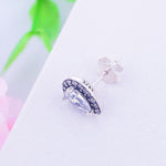 Load image into Gallery viewer, Earrings Pearl Shad silver and zircon - Maison Ming
