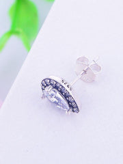 Load image into Gallery viewer, Earrings Pearl Shad silver and zircon - Maison Ming