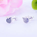 Load image into Gallery viewer, Earrings hello cat silver 925 and zircon - Maison Ming
