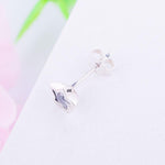 Load image into Gallery viewer, Earrings shining stars silver and zircon - Maison Ming
