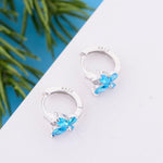 Load image into Gallery viewer, Earrings Blue Butterfly silver 925 zircon - Maison Ming
