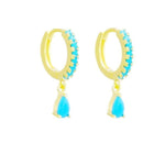 Load image into Gallery viewer, Earrings Jasmin silver 925 zircon
