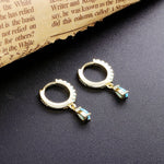 Load image into Gallery viewer, Earrings Jasmin silver 925 zircon
