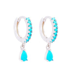 Load image into Gallery viewer, Earrings Jasmin silver 925 zircon

