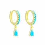 Load image into Gallery viewer, Earrings Jasmin silver 925 zircon
