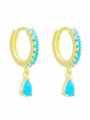 Load image into Gallery viewer, Earrings Jasmin silver 925 zircon